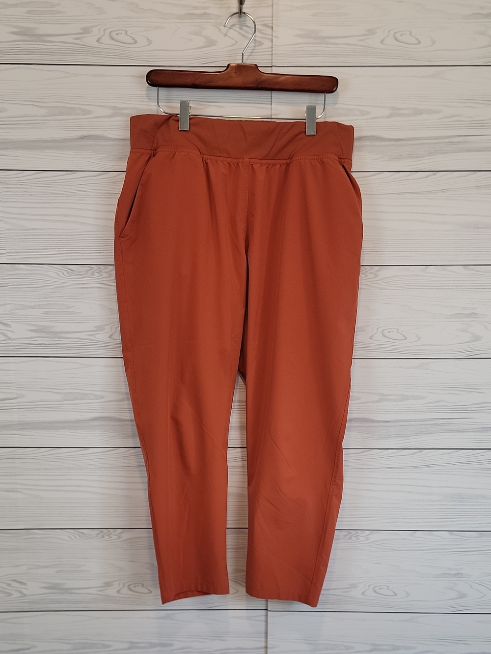 Backcountry Performance Wear Rust Orange Casual Pull-On Pants Womens Size XL